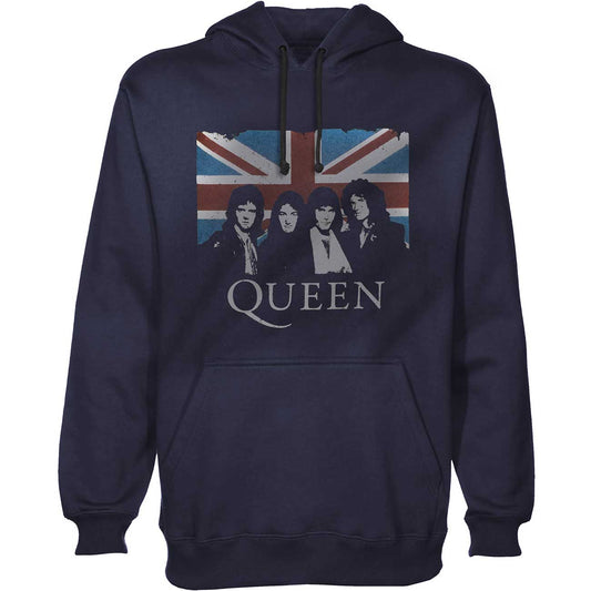 Queen Pullover Hoodie: Union Jack