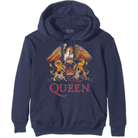 QUEEN Attractive Hoodie, Classic Crest Style002