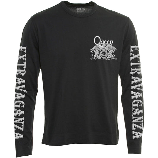 Queen Long Sleeve T-Shirt: Extravaganza (Sleeve Print)