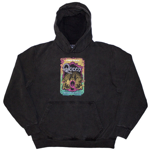 Queen Pullover Hoodie: A Night At The Opera Tour '76 (Wash Collection)