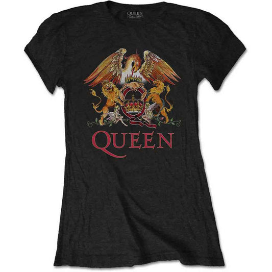 QUEEN Attractive T-Shirt, Classic Crest Style013