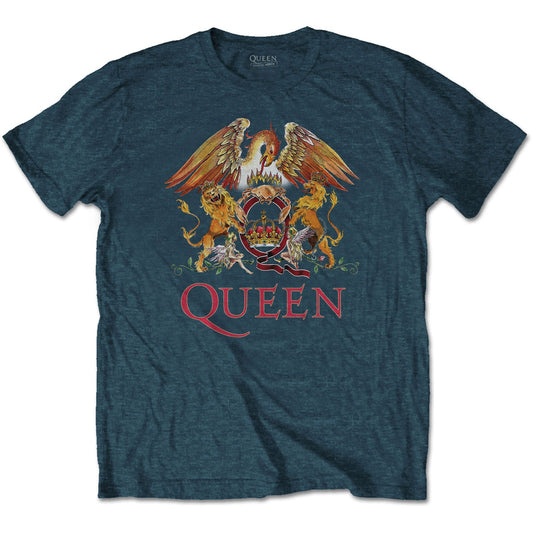 QUEEN Attractive T-Shirt, Classic Crest Style009