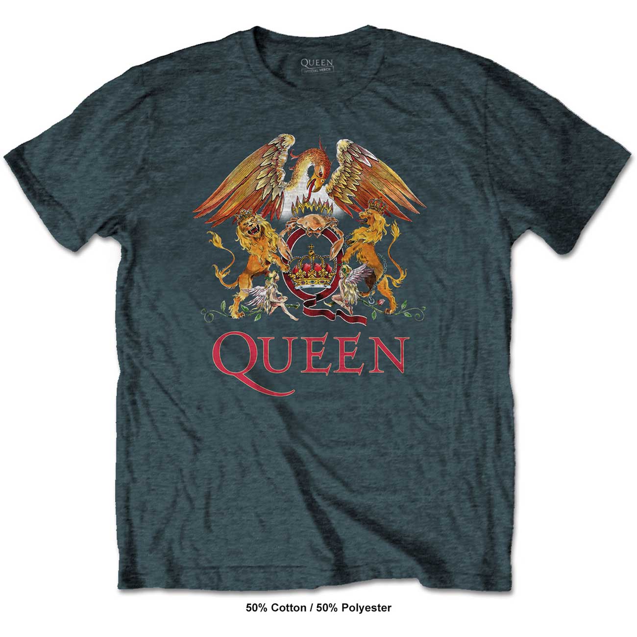 Queen T-Shirt: Classic Crest Style001