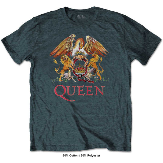 Queen T-Shirt: Classic Crest Style001