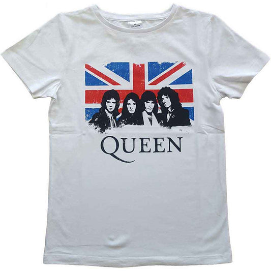 QUEEN Attractive Kids T-shirt, Vintage Union Jack Style001