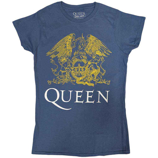 QUEEN Attractive T-Shirt, Crest Style004
