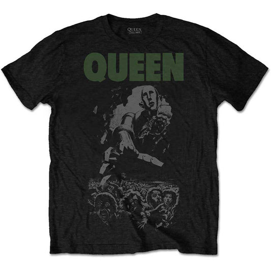 Queen | Official Band T-Shirt | News of the World 40th Full Cover
