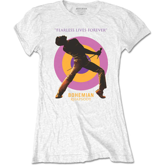 Queen Ladies Slim Fit T-Shirt: Fearless