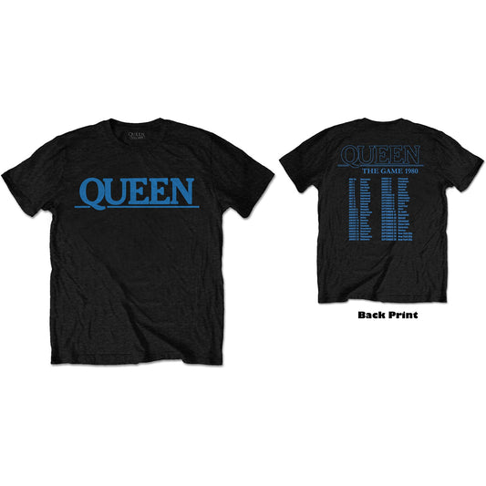 Queen T-Shirt: The Game Tour (Back Print)