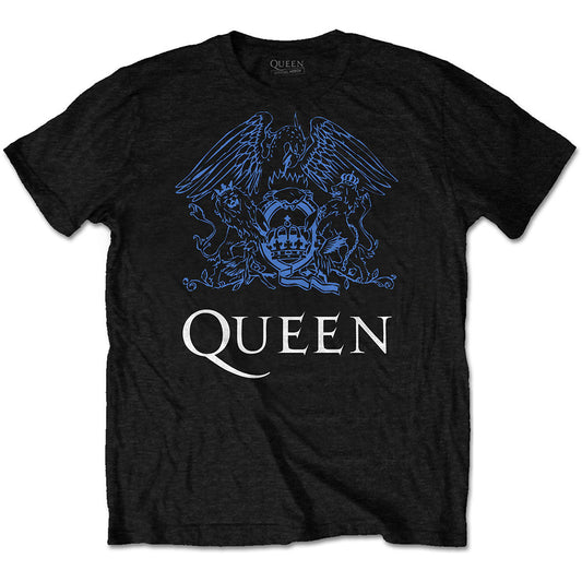 Queen | Official Band T-Shirt | Blue Crest