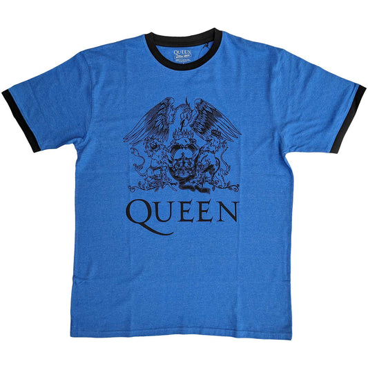 QUEEN Attractive T-Shirt, Crest Logo Style001