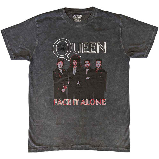 Queen | Official Band T-Shirt | Face it Alone Band (Wash Collection)