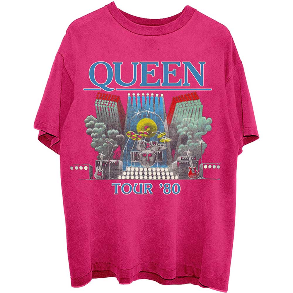 Queen | Official Band T-Shirt | Tour '80 Style001