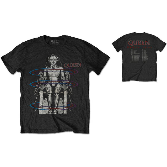 Queen T-Shirt: European Tour 1984 (Back Print)