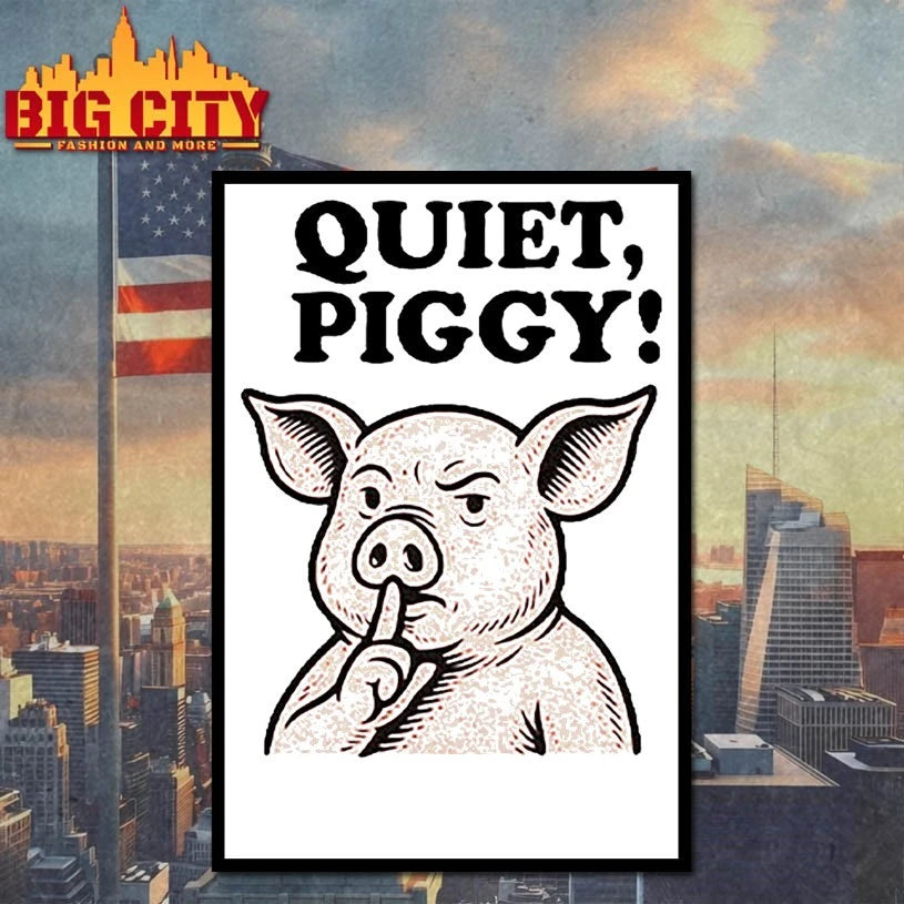 Quiet Piggy Dancing Pig Kicking Crown shirt