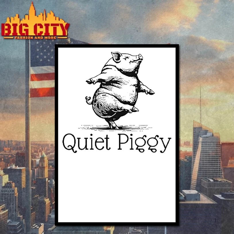Quiet Piggy Donald Trump funny shirt