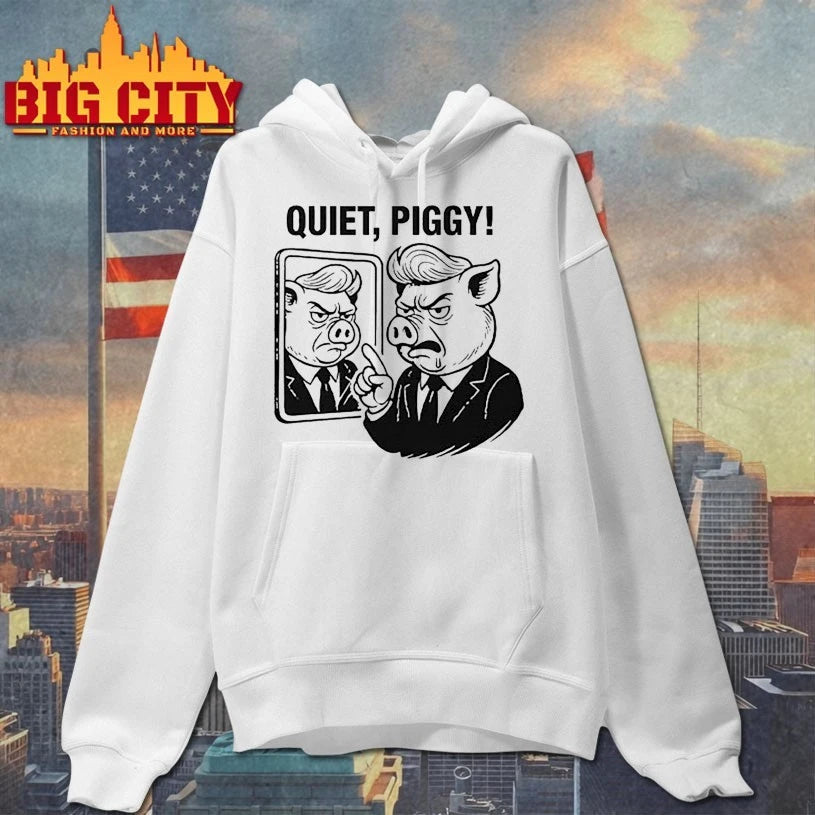 Quiet Piggy Pointing Angrily Anti Trump shirt