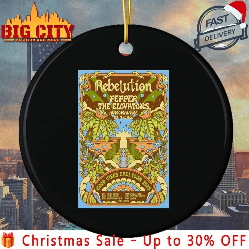 REBELUTION FALL TOUR 2025 POSTER shirt