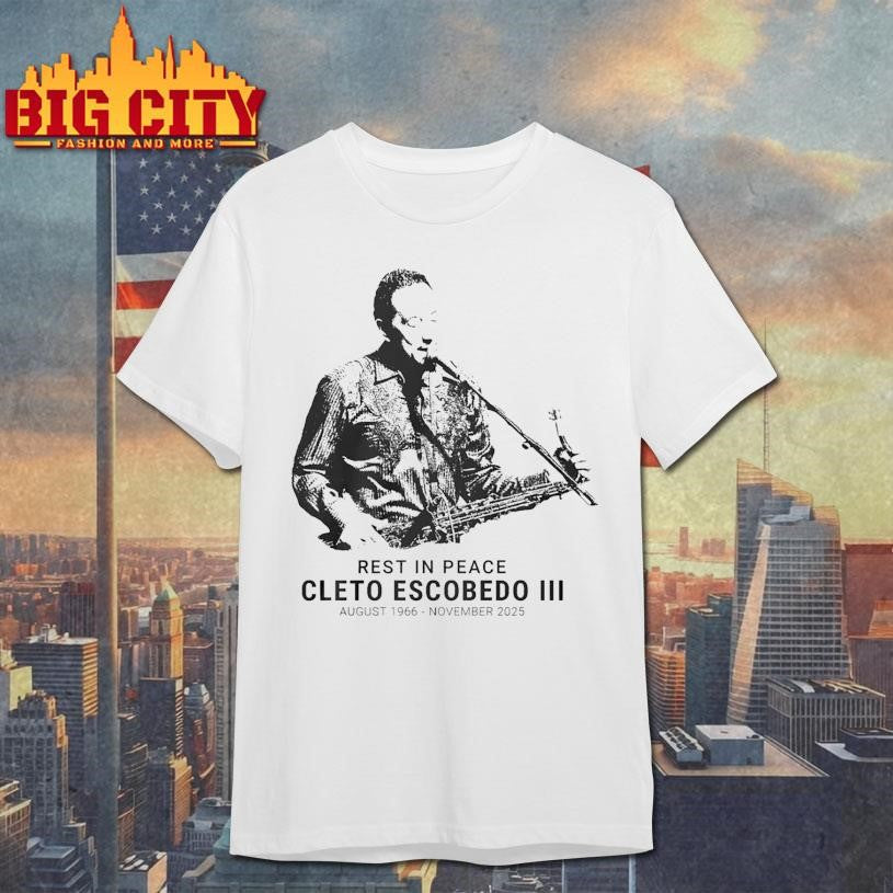 RIP Cleto Escobedo III Jimmy Kimmel Live Bandleader Shirt