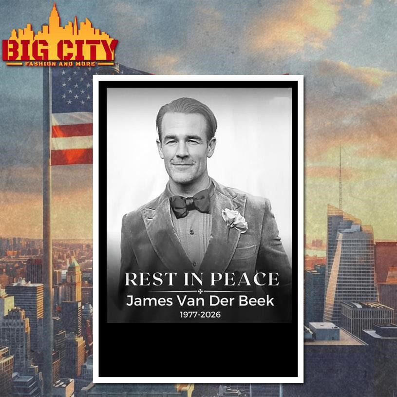RIP Peace James Van Der Beek 1977 – 2026 Shirt
