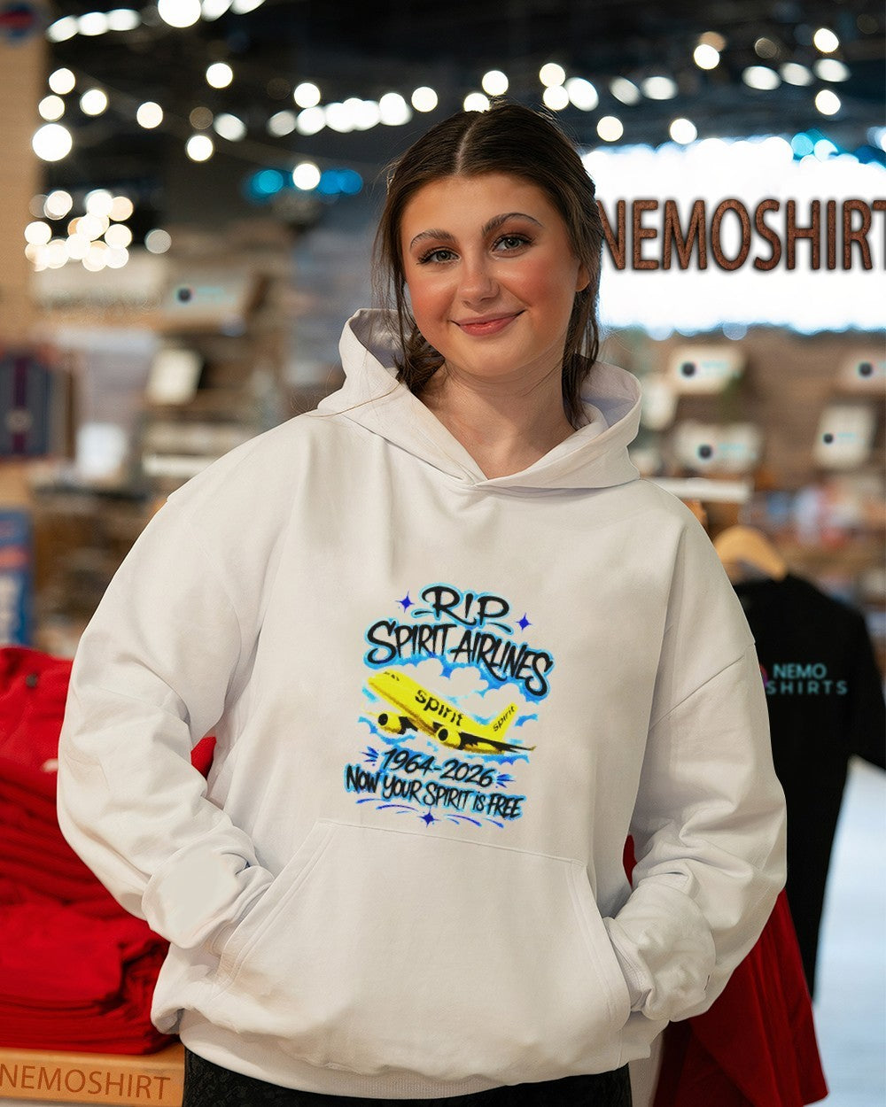 RIP spirit airlines 1964 2026 now you spirit is free shirt