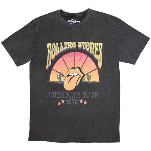 THE ROLLING STONES Stone Wash T-Shirt, American Tour 1972
