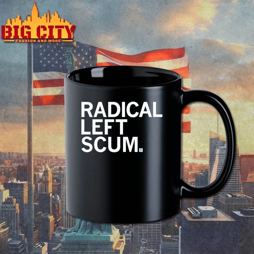 Radical Left Scum text 2025 shirt