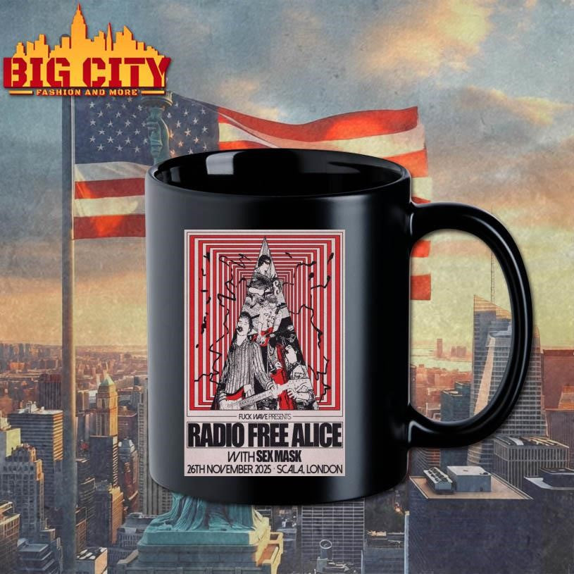 Radio Free Alice Nov 26, 2025 Scala in London, UK Poster Shirt