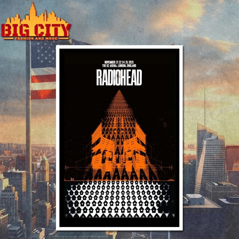 Radiohead Movistar Arena November 7, 8 2025 England Poster Shirt