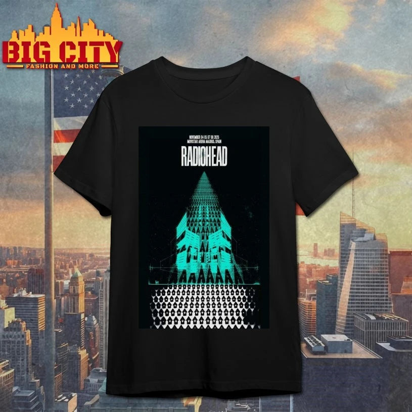 Radiohead Movistar Arena November 7, 8 2025 Madrid Poster Shirts