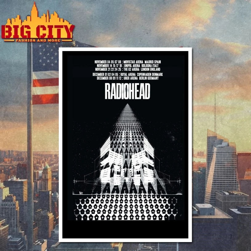 Radiohead Movistar Arena November 7, 8 2025 Tour Poster