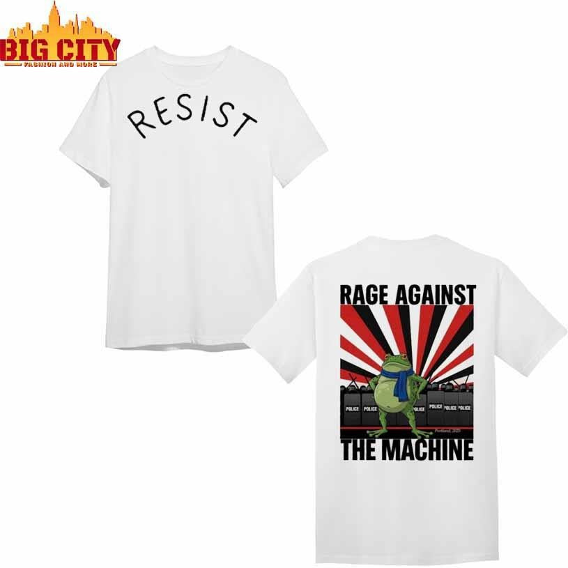 Rage Against The Machine Frog Political Protest Shirt