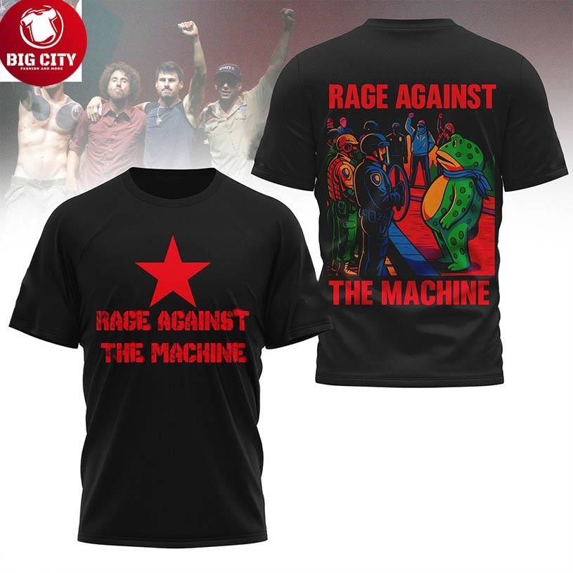 Rage Against The Machine Portland 2025 New Two Sided Shirt