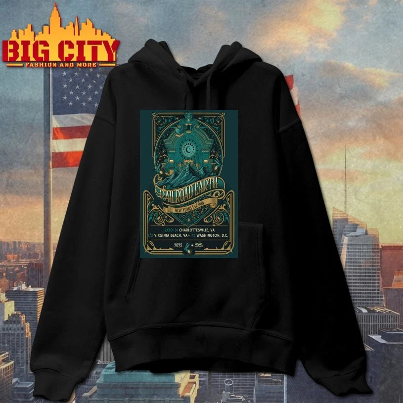 Railroad Earth Fall Tour 2026 Poster Shirt