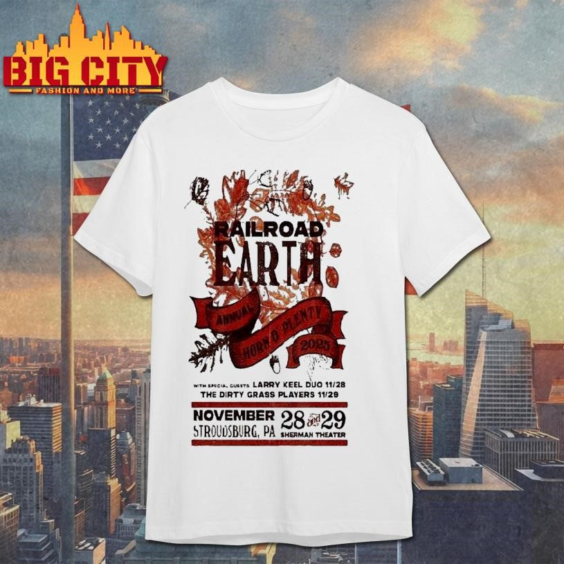 Railroad Earth November 28-29 2025 Sherman Theater Stroudsburg Pa Shirt