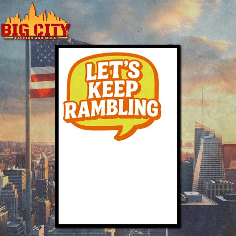Rambling Bout Wrestling Podcast New Shirt