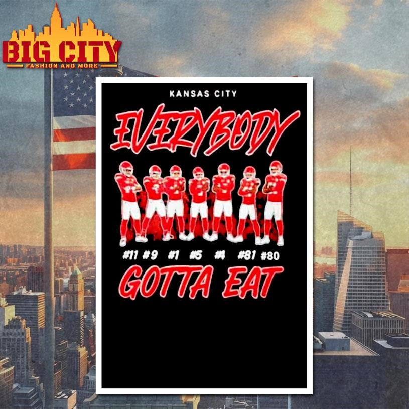 Rashee Rice Kansas City Everybody Gotta Eat Shirt