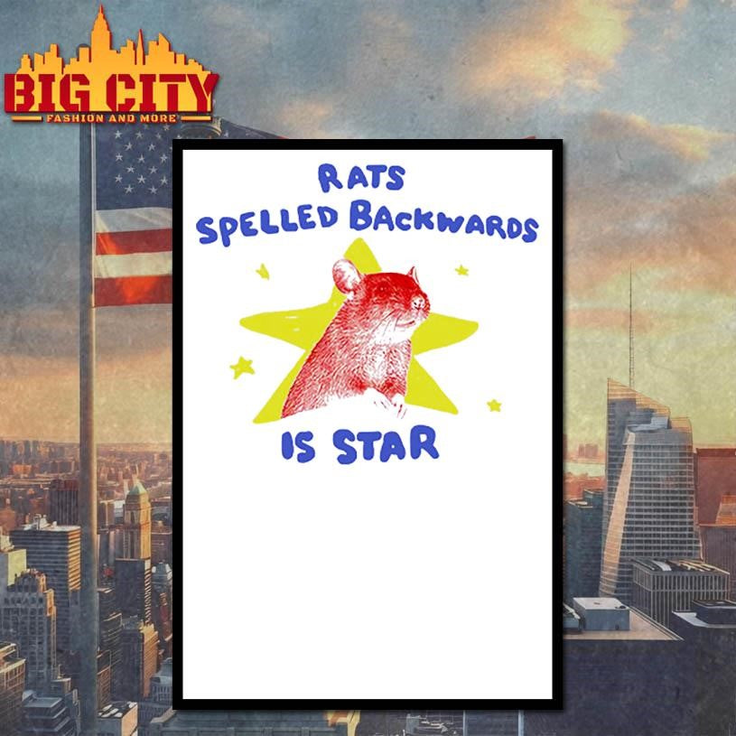 Rats Spelled Backwards Is Star Shirt