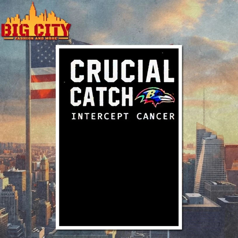Ravens Crucial Catch Intercept Cancer We Fight Together 2025 Shirt
