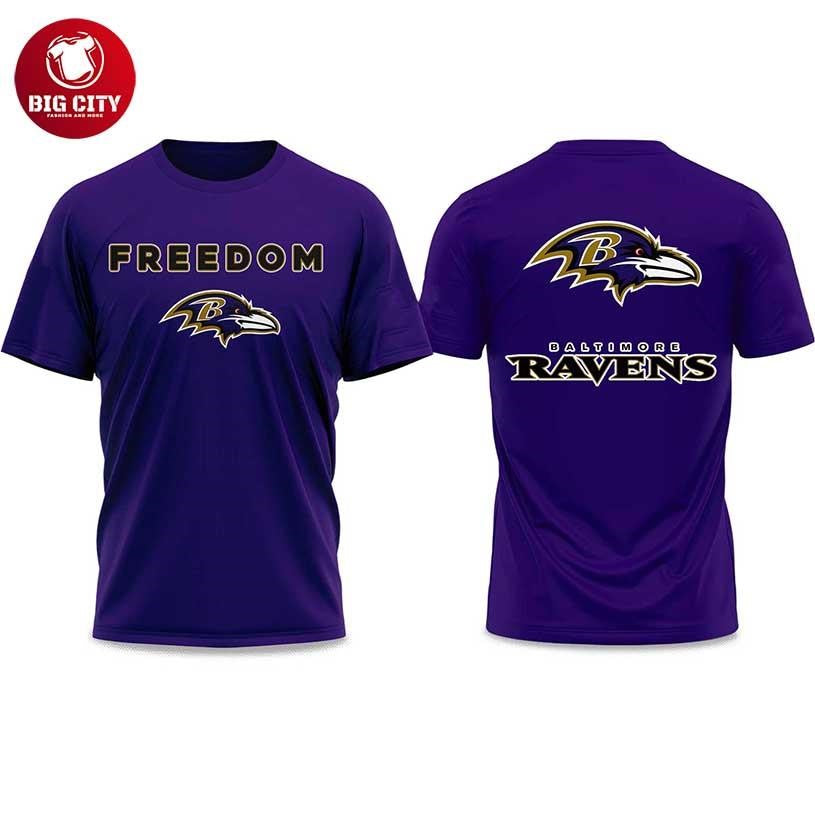 Ravens Freedom 2025 Two Sided Shirt