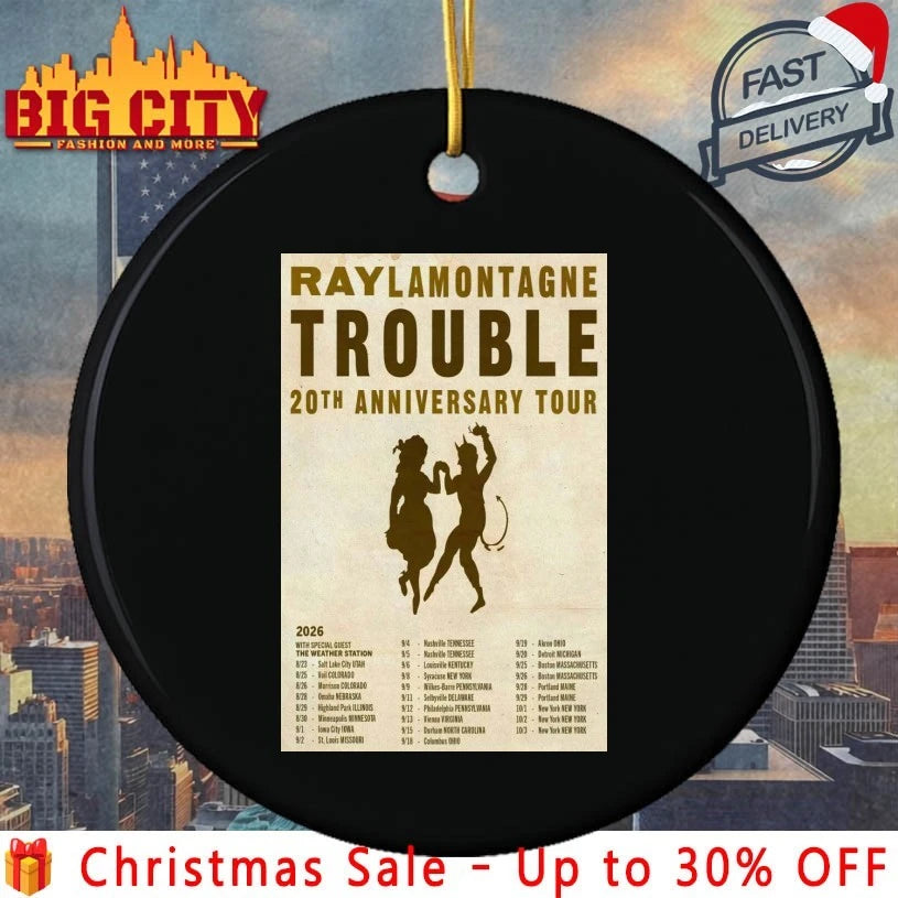 Ray LaMontagne Trouble 2026 Tour Poster shirt