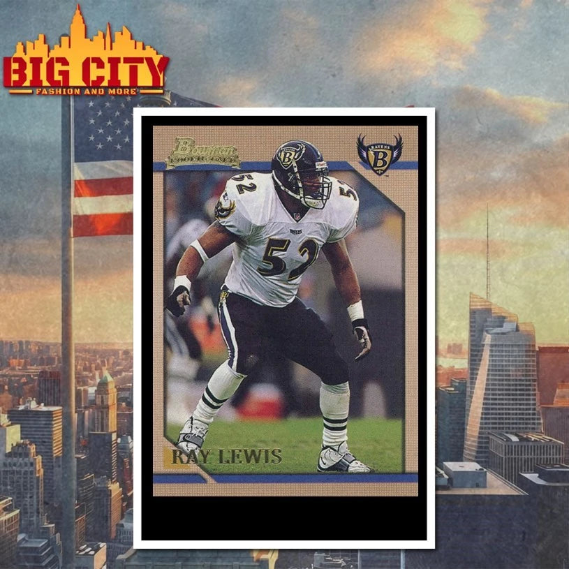 Ray Lewis Bowman Rookue Card Baltimore Ravens Shirt