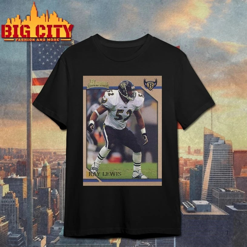Ray Lewis Bowman Rookue Card Baltimore Ravens Shirt