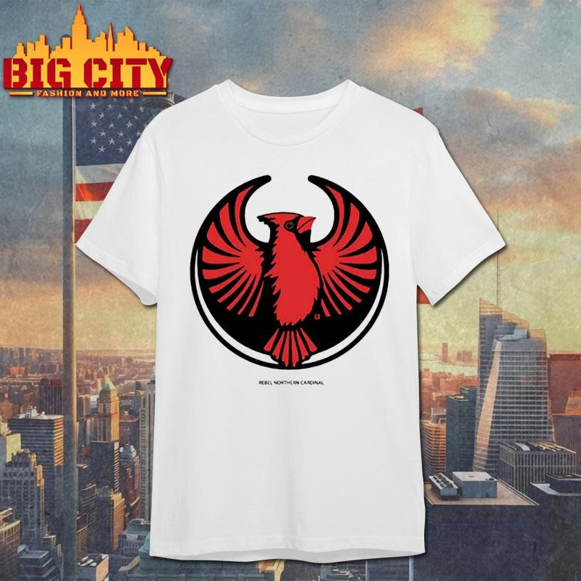 Rebel northern cardinal alliance heavyweight shirt