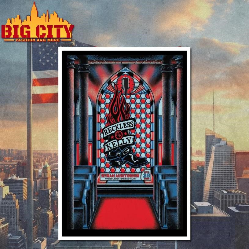 Reckless Kelly Concert Nashville 2025 Poster Shirt