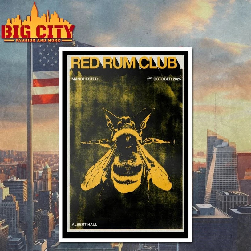 Red Rum Club 10.2.2025 Manchester Event Poster shirt