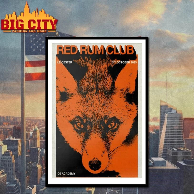 Red Rum Club Leicester Tour 10.3.2025 Poster shirt