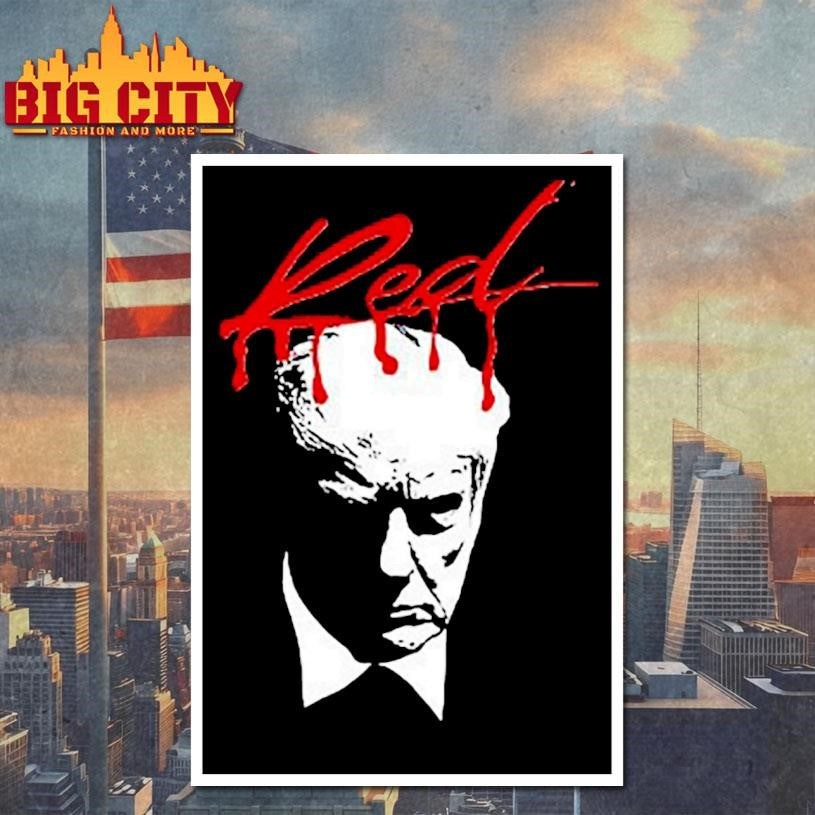Red Trump Mugshot Shirt