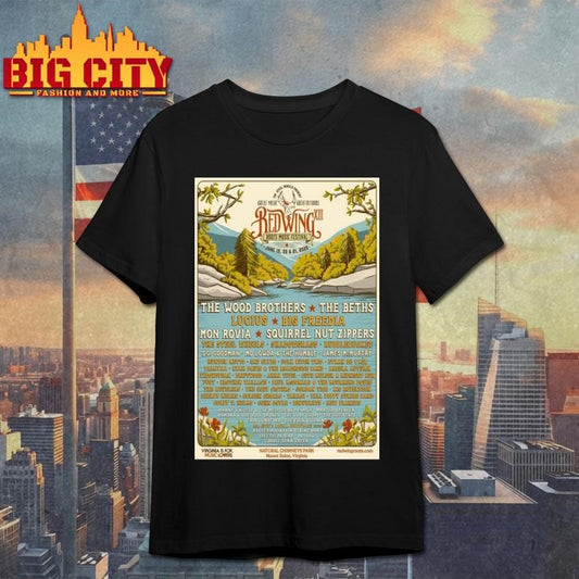Red Wing Roots Music Festival June 19-21 2026 Tour Poster Shirt