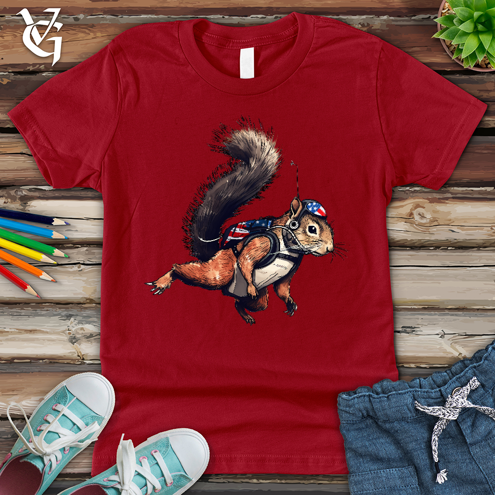 American Skydiving Squirrel Youth Tee